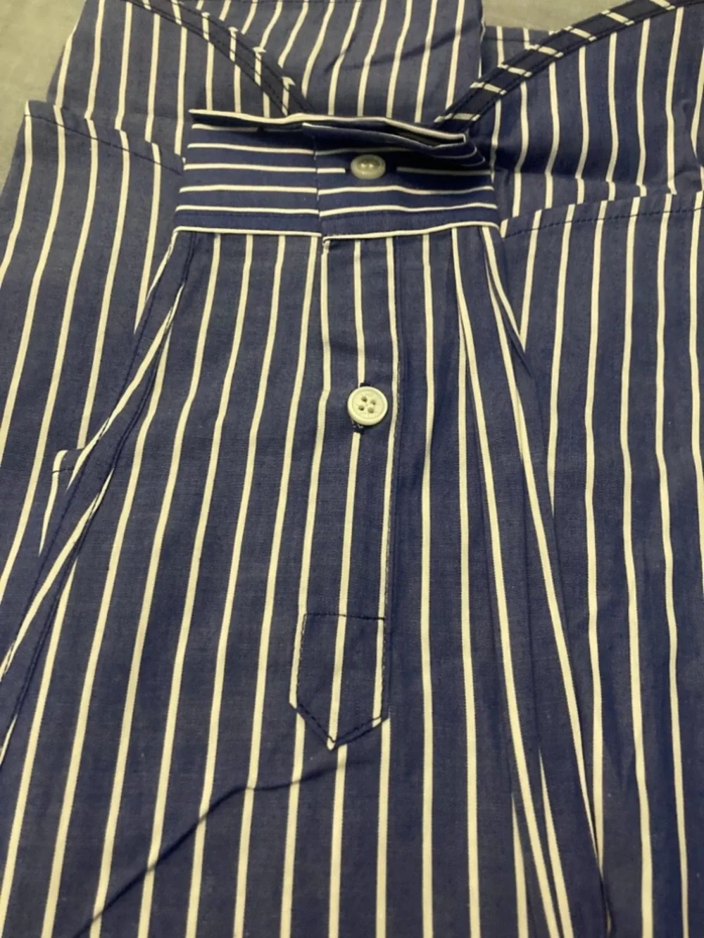 Toteme Striped Blue Button-Up women’s Shirt